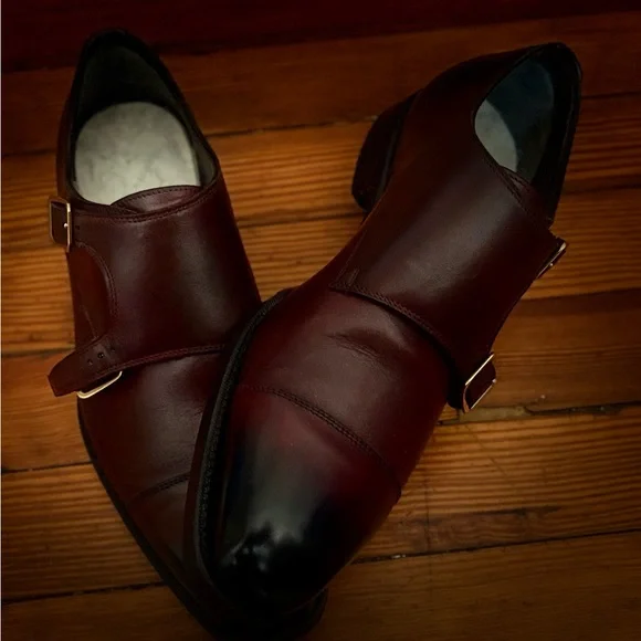ºTOM FORDº Burnished Leather — ELKAN MONK STRAP ★Price Drop★